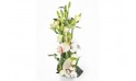 Image zoom composition florale blanche Meringue