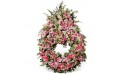 L'Agitateur Floral | image de la Couronne de fleurs roses Sérénité Eternelle