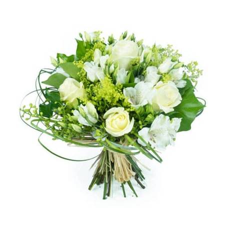 L'Agitateur Floral | image principale du bouquet de fleurs blanches Clarté
