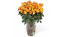 L'Agitateur Floral | image du Bouquet de Roses Oranges longues tiges
