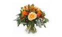 L'Agitateur Floral | Image du bouquet de roses orange et saumon