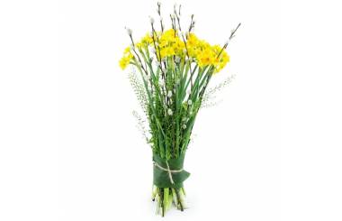 image de la Botte de Jonquilles "Solaire" à faire livrer par un artisan fleuriste | L'Agitateur Floral