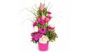 L'Agitateur Floral | composition de fleurs rose du nom d'Impérial