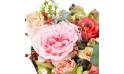 Image zoom composition de fleurs piquées coeur pastel "Casablanca" | L'Agitateur Floral