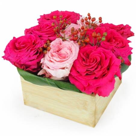 Image Composition de roses "Saint Louis" | L'Agitateur Floral