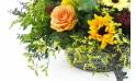 Image Panier de deuil de fleurs piquées "Dionysos" | L'Agitateur Floral