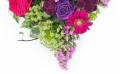 Image Coeur de deuil fuchsia & mauve "Antigone"| L'Agitateur Floral