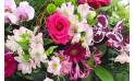 image de la Raquette de deuil dans les camaïeux de roses "Déméter" | L'Agitateur Floral
