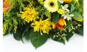 image du Coussin en hauteur jaune & orange "Apollon" | L'Agitateur Floral
