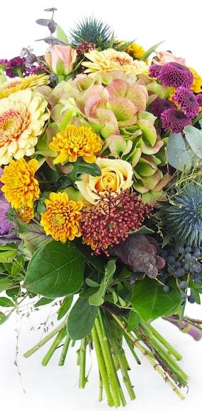 Zoom milieu : Bouquet champêtre automnale "Kracovie"| L'Agitateur Floral