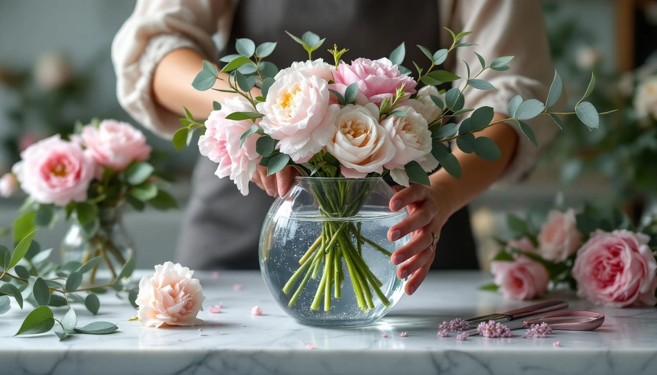 Bons gestes prolonger fraîcheur fleurs bouquet