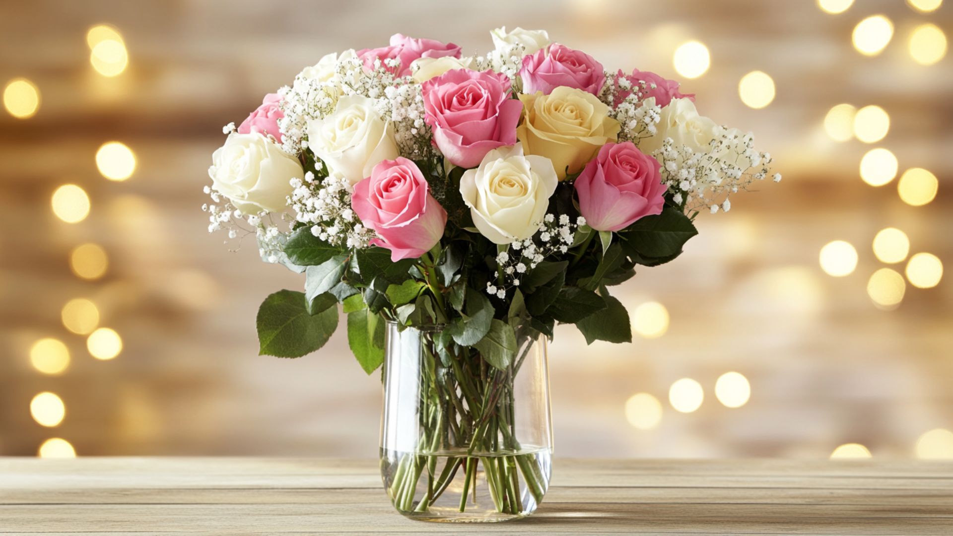 composition florale harmonie de roses pour maman