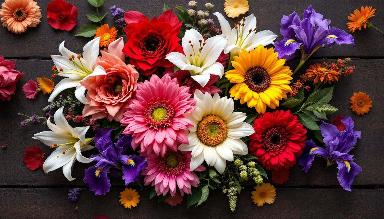 Symbolique couleurs fleurs anniversaire signification émotions