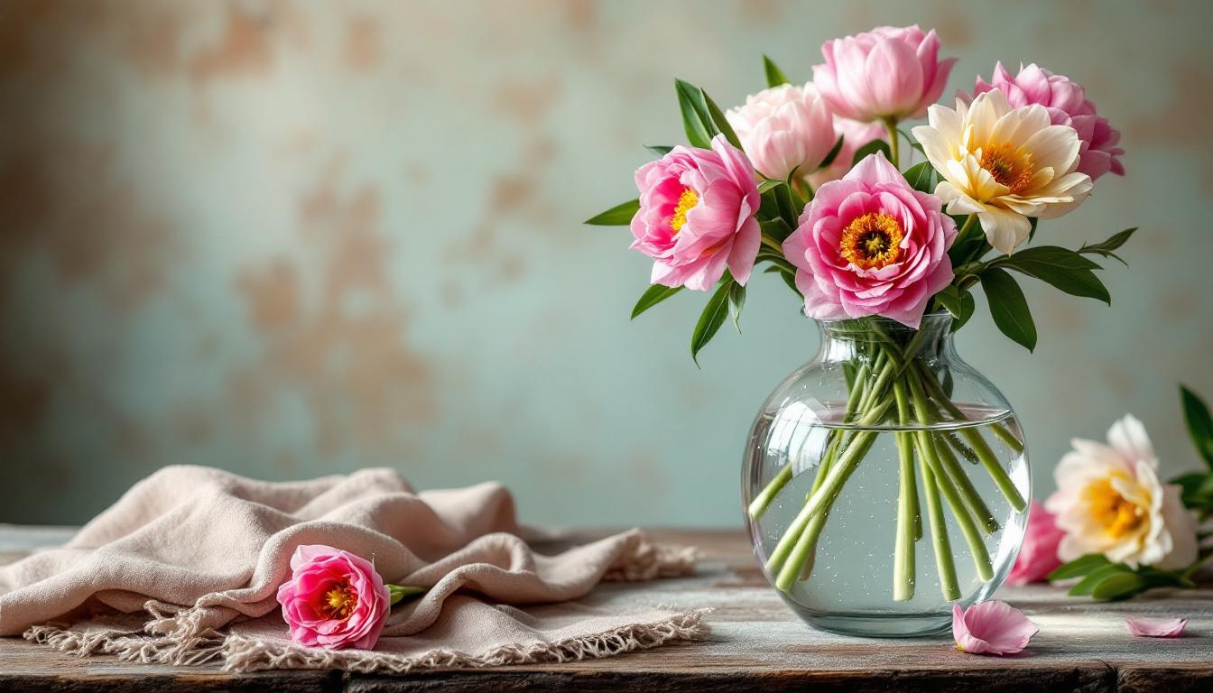 Entretien conservation fleurs vase eau fraîche