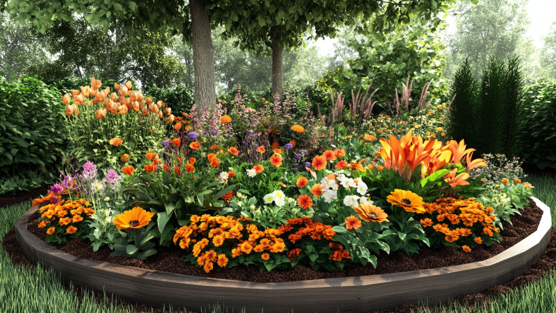 fleurs oranges incontournables jardin échinacée crocosmia gerbera massifs colorés